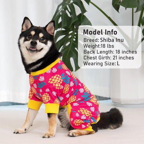 KYEESE Lightweight Dog Pajamas for Summer - Medium Pet Onesie Mesh Pjs, Fast-Drying Breathable Costume, XX-Large
