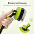 Pecute Self-Cleaning Slicker Brush for Dogs, Cats, Lightweight Brush for Shedding and Grooming, Removes Loose Fur