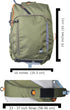 SUMATO Dual-Rod Quiver Tenkara Sling Pack - Lightweight Comfortable Quiver with 5-Pocket Storage