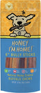 Honey I'm Home Bully Sticks Buffalo Dog Chews, 6 Inches, 5 Pieces, All Natural, Grain Free, Honey Coated