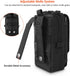Tactical Molle Pouch Military Waist Bag, Outdoor EDC Tool Bag Organizer with U.S.A Patch and Carabiner Included
