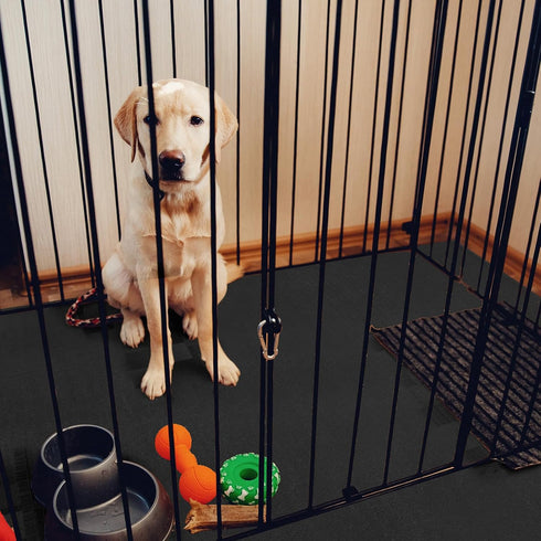 PVC Pet Crate Floor Protection Mat, 32" x 50" XXL Washable Waterproof Non-Slip Rug Whelping Pad for Pets