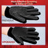 Upgrade Version Pet Grooming Glove - Gentle Deshedding Brush Glove for Dogs, Cats & Horses, 1 Pair (Black)