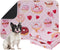 IEUUMLER Washable Pee Pads for Dogs, 2 Pack Cake Pattern Reusable Waterproof