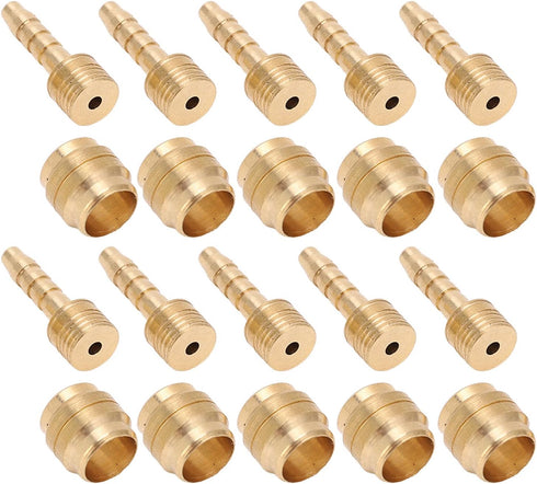 10Set Dioche Olives Bicycle Oil Needle Olive Head for Hydraulic Disc Brake Hose - Durable Copper Alloy - Easy