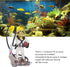 Zerodis Diver Aquarium Decoration, Floating Device Ornament for Fish Tank Accessories (White)