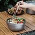 (800ml) Boundless Voyage Titanium Double Walled Bowl Oatmeal Rice Soup Yogurt Bowl Ultralight Portable Tableware
