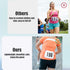 BOXOB 10 Pairs Magnetic Race Bib Clips, Marathon Essentials Race Number Buckle Running Bib Magnets Pins Holder