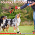 Apasiri Aggressive Chewers Dog Balls, Tough Spiky Rubber Pet Toys for Medium Breed Dogs