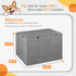 Dog Crate Cover - Kennel Cover Fit for 24 Inch Dog Crate, Double Door Polyester Crate Cover for Wire Dog Crate Indoor Outdoor Protection, Grey by Seiyierr