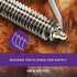 RYAN'S PET SUPPLIES Paw Brothers 32 Blade Extra Fine Double Wide Dematting Undercoat Rake for Dogs and Cats