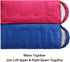 Sleeping Bag, 3-4 Seasons Warm Lightweight Waterproof with Compression Sack for Adults & Kids
