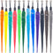 Cat Toy Worm Refills, 12 Pieces Interactive Wand Attachments for Indoor Cats