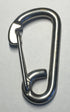 US STAINLESS 2 Pieces Stainless Steel 316 Spring Hook Carabiner, 3/8" (10mm) Marine Grade Safety Clip