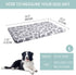 VANKEAN Dog Crate Pad Bed Mat, Reversible Soft Pet Sleeping Mat for Small to XX-Large Dogs, Machine Washable (Grey