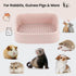 sturion Extra Large Rabbit Litter Box, Bunny Litter Box with Removable Top and Bottom, Corner Bunny Potty Training