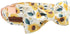 Elegant Sunflower Print Dog Collar, Adjustable Soft Bow Tie Collar for Medium Dogs