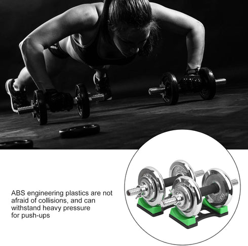 VGEBY Dumbbell Frame Stand, 2 Pcs ABS Bracket Mat, Portable Storage Frame for Fitness Equipment