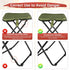 TIXIPEM Backpack 12-Inch Small Foldable Stool, Mini Portable Camping Stool Folding Chair Collapsible Stool Footstool