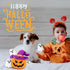 Halloween Dog Toy - Pumpkin & Ghosts Plush Squeaky Toys, Halloween Gifts for Small Medium Large Dogs