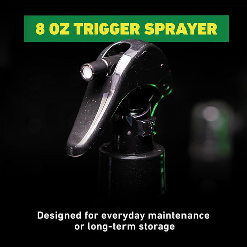 8 oz Clenzoil Field & Range Trigger Sprayer Bottle - CLP Gun Lubricant - Premium Firearm Maintenance - Rust