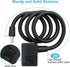 MYPIN Bluetooth Fingerprint Bike Lock, Anti-Theft Waterproof, 1M Cable, Combination Lock with Fingerprint & Bluetooth