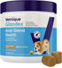 Vetnique Glandex Anal Gland Soft Chew Treats for Dogs, Peanut Butter Chews, 60 Count