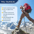 TheFitLife Nordic Walking Trekking Poles, 2 Sticks with Anti-Shock and Quick Lock System for Hiking