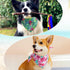 72 Packs Summer Dog Bandanas Bulk Buffalo Plaid Cat Bandana Scarf Triangle Fruit Drool Bibs Washable Adjustable