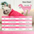 2 Layers Fleece Lined Warm Dog Jacket for Winter - Soft Windproof Small Dog Coat, Pink S