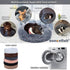 Small Calming Dog Bed, Anti-Anxiety Machine Washable Fluffy Luxury Waterproof Cozy Soft Round Bed