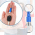 Funrous 10 Packs Detachable Keychain, Quick Release Pull Apart Key Ring with 2 Split Rings for Bag Purse