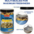 Vorenzyme 100% 4.5oz Freeze Dried Brine Shrimp Cubes Natural HighProtein Fish Food for Tropical, Marine & Freshwater