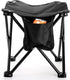 2 Pack 13 Inch Cididu Camping Stool, Compact Camping Chair Portable, Lightweight Folding Stool Seat with Side Pocket