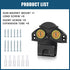 GUNPJONE Magnetic Gun Holster with Trigger Guard for Vehicle, Truck, Safes, Walls