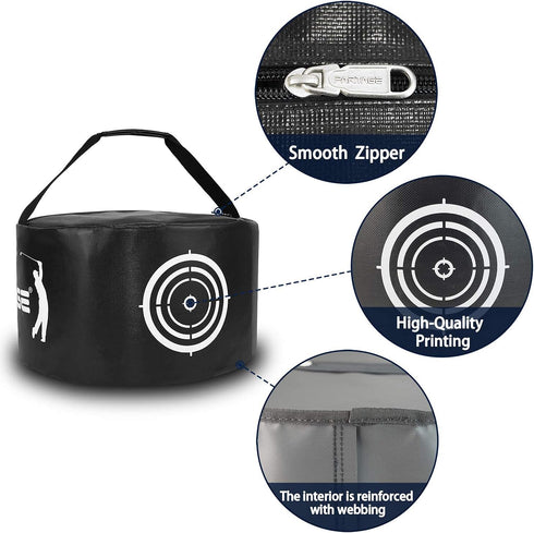 Partage Golf Impact Bags, Smash Bag, Golf Hitting Bag, Golf Impact Swing Trainer