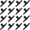30 Pieces Aquarium Air Valve, Single Way Plastic Control Valves for 4 mm Hose Air Pump