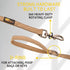 Heavy Duty Bungee Dog Leash 6 ft - 7.5 ft for Large Medium Dogs, No Pull, Reflective, Tactical, Coyote Brown