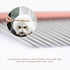 2-in-1 Megal Greyhound Comb for Dogs (Medium/Coarse) - 69 Stainless Steel Pins with Lightweight Aluminum Handle
