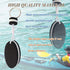 Floating Keychain for Boat Keys - 2PCS Oval Shaped Foam Key Rings for Boating