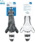 Best Pet Supplies 2-in-1 Stuffless Squeaky Dog Toys, Soft Durable Fabric for Small, Medium, Large Pets, Fox & Raccoon
