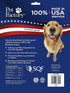 Pet Factory 100% Made in USA Beefhide 6" Knotted Bones Dog Chew Treats - Natural Flavor, 12 Count
