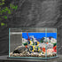 Lainrrew Aquarium Background Poster HD, Dual-Sided Water Plants & Fish Tank Landscape, 19.7"x11.8"