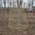 PSGGARY Steel Wire Galvanized Collapsible Crab Fisher's Basket, Metal Rustproof Portable Fishing Basket Cage