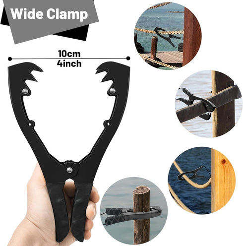 Kayak Anchor Grip, Brush Gripper with 16.4ft Paracord to Anchor Canoe, Boat for Fishing and Camping