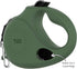 TUG Oval 360° Tangle-Free Retractable Dog Leash, Flashlight Included, Integrated Waste Bag Dispenser Pocket (Medium,