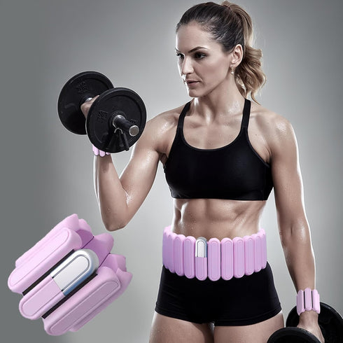 LBS BBK Up to Adjustable Weighted Belt For Women and Men, Weighted Walking Exercise Belt for Gym, Strength Training