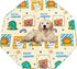 Dog Playpen Mat Crate Mat Puppy Pads,Fits 24 Inch 8 Panels Regular