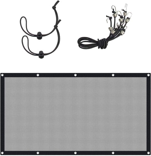 STARROAD-TIM (43in 23.6in) Dog Car Barrier Vehicle Pet Barrier Backseat Mesh Dog Car Divider Net with Adjusting Rope