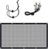 STARROAD-TIM (43in 23.6in) Dog Car Barrier Vehicle Pet Barrier Backseat Mesh Dog Car Divider Net with Adjusting Rope